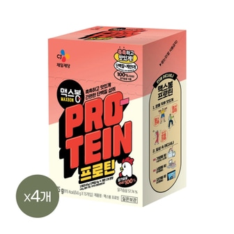 CJ제일제당 맥스봉 프로틴 소시지 675g(45g 15개입) x4개