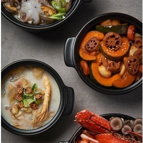 라씨에뜨 젬팟 블랙 뚝배기 무균열 내열냄비 안심바닥 계란찜 솥밥 14cm