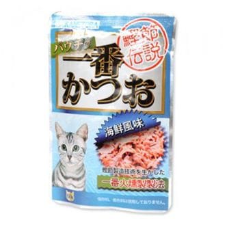 오너클랜 고양이 영양간식 카네토라 해물맛 파우치 60g