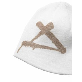 SIGNATURE KNIT BEANIE - WHITE