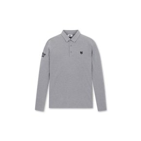 WAAC(왁골프)Men WAACKY Signature Fleece LS Polo_WMTBW24701GYM