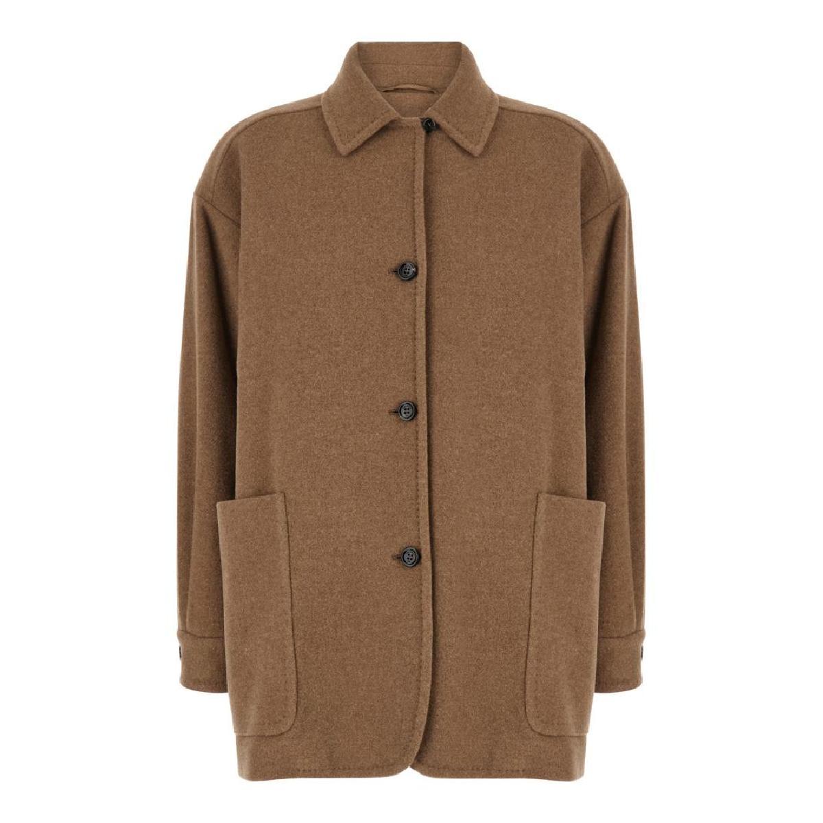 【送料&関税込】Max Mara Eligio Jacket MAX MARA 2421046122600003 `Eligio` Beige Single-Breasted