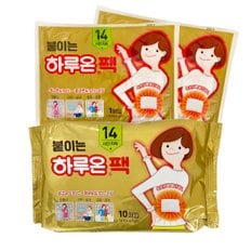 [하루온팩] 파스형핫팩 10입 (50g)