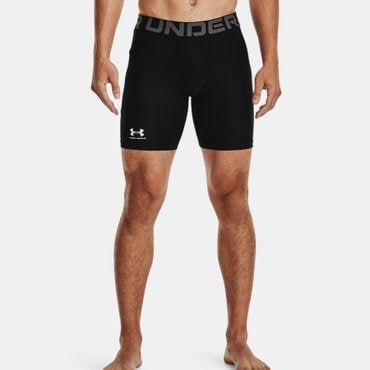 언더아머 1361596-001 블랙 남성 HeatGear® 컴프레션 쇼츠 반바지레깅스 5부레깅스