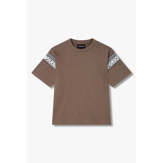 엠포리오아르마니주니어 [남아] 니트 패치 로고 티셔츠 0455110007000