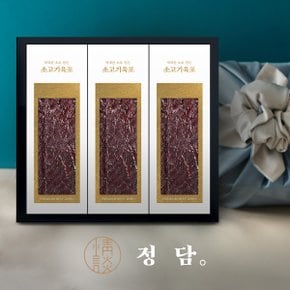 [SSG정담x백화육포]국내산 소고기 소프트 육포세트 3호 480g(80g*6팩)