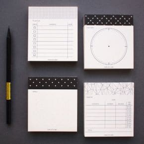 TIME FRAME SCHEDULE PAD -S