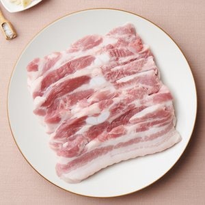 농협안심한돈 [냉동] 국내산 돼지 삼겹살 구이용 수육보쌈용 1kg (500gx2팩)