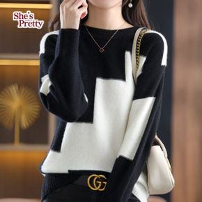 스템퍼배색니트_P348571127