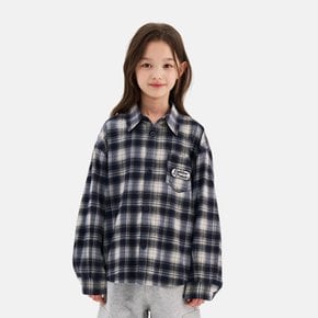 [본사]플란넬 체크셔츠 (네이비) OD263ISH06_NVY