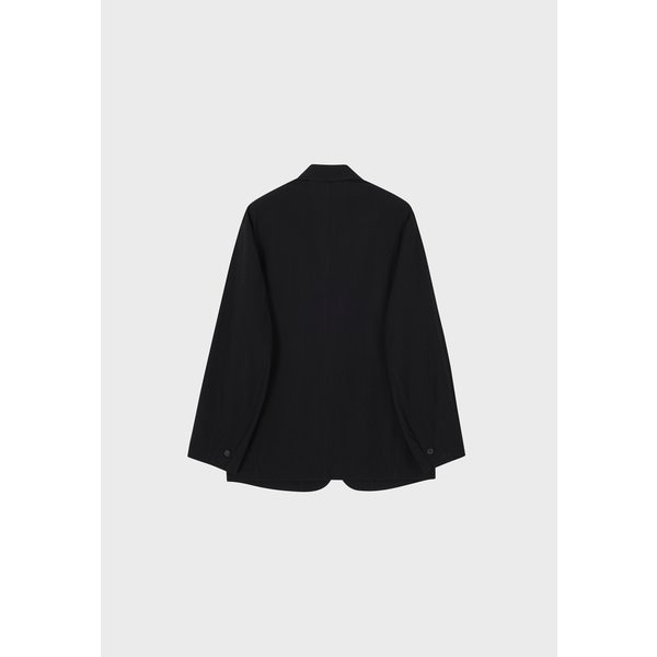 [파주점] 옴므 시그니처 코쿤 플리츠 셋업 자켓 SI3JK930BK