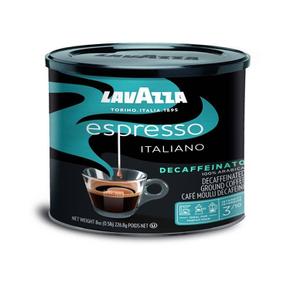 [해외직구] Lavazza 라바짜 에스프레소 디카페인 그라운드 커피 미디엄 로스트 226.8g 2팩