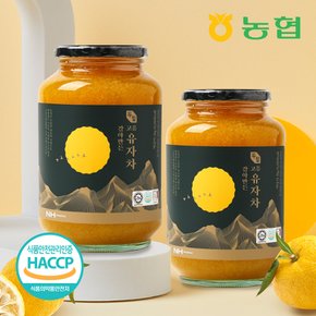 [농협]레몬차보다 향긋한 고흥 갈아만든 유자차 대용량 2kg+2kg