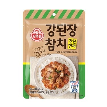 오뚜기 간단한한끼강된장참치90g