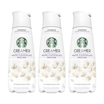  Starbucks3X  스타벅스  화이트  초콜렛  모카  크리머  828ml