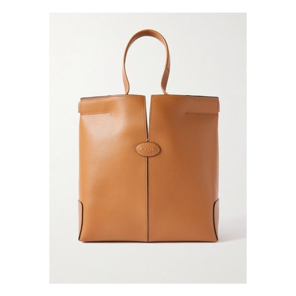 Dbm 패널 가죽 토트 탠 브라운 46376663162854946