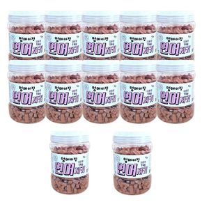 강아지 멍메이징 연어져키 세트 반려견 간식 1kg 12P