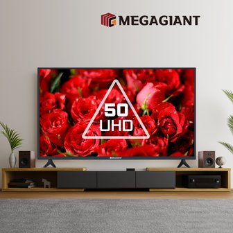  메가TV 50인치 UHD TV모니터 소형가전 원룸 호텔 아파트 중소기업TV Q5002UH 택배발송