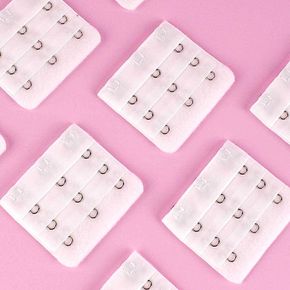 브라연장후크 화이트 3버튼 브라연장 브라후크 화이트