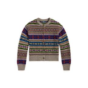 여성 페어 아일 버튼 카디건(WMPOSWENDW20449270)