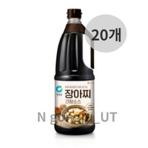 대상 청정원 바로 담그는 장아찌 소스 간장 1.7L 20개