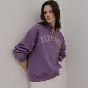 Refined half zip up MTM [TISP05LT13]_Purple