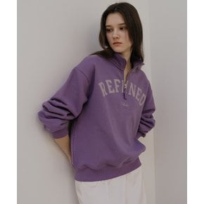 Refined half zip up MTM [TISP05LT13]_Purple