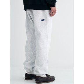 STEADY SWEATPANTS (MELANGE WHITE)