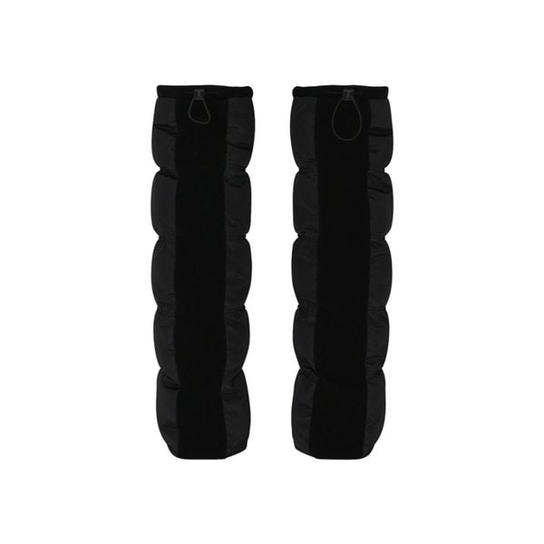 OVER KNEE PADDED LEG WARMER_Black