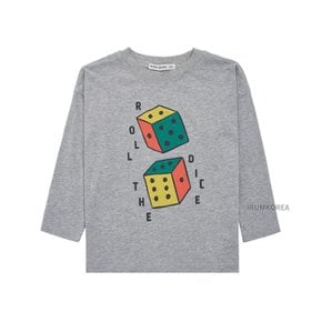 FW25 아동 롤 더 다이스 티셔츠 B225AC015 041 (10-13) _EMT