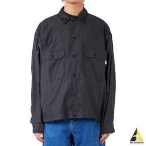 DANTON 단톤 COLLAR SHIRT LS (DTA0312-LMF-CHARCOAL) (칼라 긴팔 셔츠)