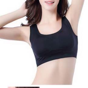 노와이어 심리스 푸시업 브라 무봉제 볼륨업 스포츠 탑 여성 빅사이
