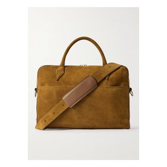 M&Eacute;TIER 메티에 클로저 슬림 가죽 트리밍 스웨이드 브리프케이스 1647597351448645