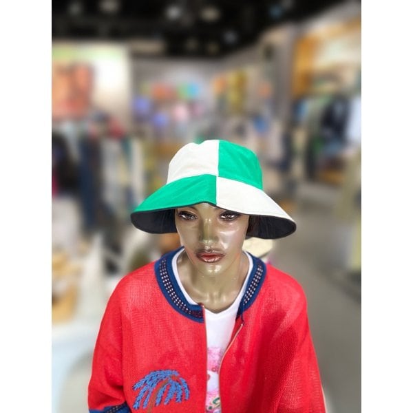 [여주점] 체커보드 양면 버킷햇 (BCCP01441)
