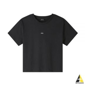 APC 아페쎄 24FW T-SHIRT BOXY MICRO LOGO (COHBW F26387 TZC) (박시 마이크로 로고 티셔츠)