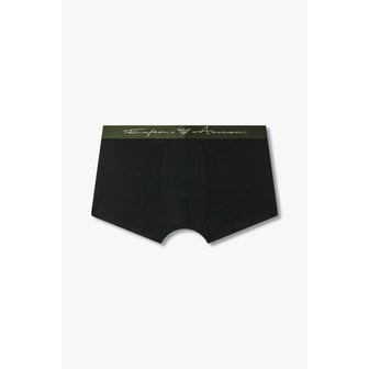EMPORIO ARMANI 남성 커시브 로고 밴딩 드로즈(0815112027)
