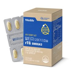 [대상웰라이프]알티지 오메가3 캡슐 (1,010 mg×30캡슐) /30일분