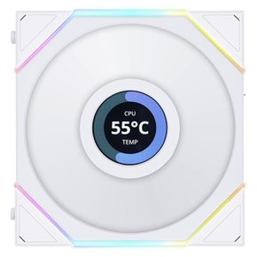 리안리 UNI FAN TL LCD 120 리버스 (WHITE)