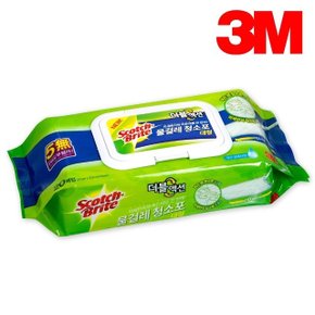 3M 스카치 브라이트 물걸레 청소포 더블액션 대형 ( (WAF379F)