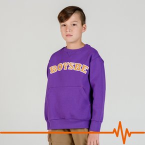 [키즈아웃도어] 아동티셔츠 MTM 면 100% 스웨트 셔츠 달리 기모 맨투맨 라운드티 바이올렛 [P000721865]