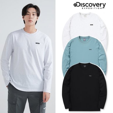 [24S/S] 디스커버리 DXRL35041 남성 여성 공용 스몰로고 긴팔 티셔츠 쭉티