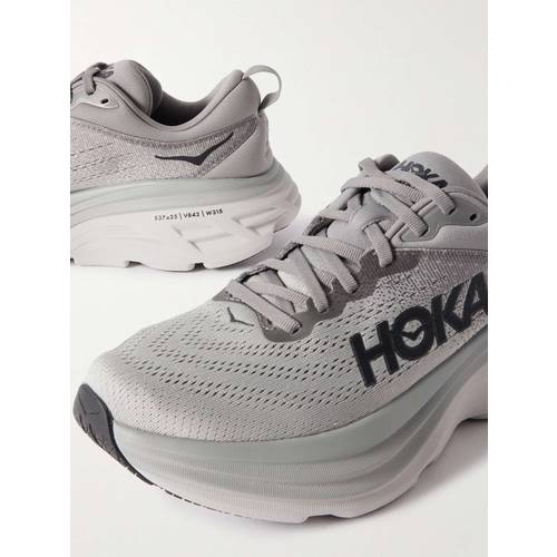 [해외배송] HOKA ONE ONE BONDI 8 러버 메쉬 러닝 스니커즈 1123202 B0080466144