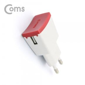 [CS9557] Coms G POWER 가정용 충전기 Micro5핀 USB 1포트 5V/1.2A (White)