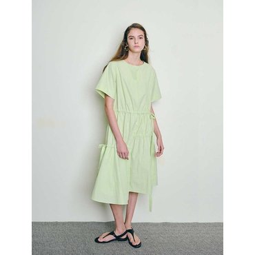 페이지 Page loose tape dress_lime