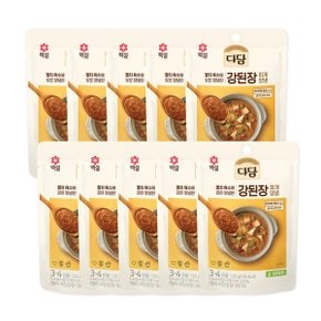 (온라인) [CJ]다담 강된장찌개양념 130g x10개