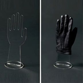 아크릴 553HRO93 장갑 진열대 전시 상품 걸이 꽂이 손양 받침대 선반