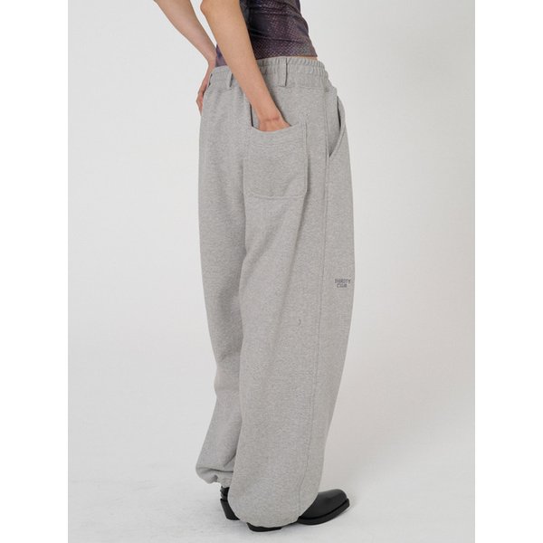 Comfy 2way Overfit sweat pants - Grey