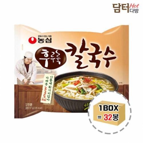 후루룩 칼국수 봉지라면 농심 1BOX 32봉 묶음배송 1가능