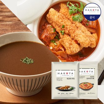 하코야 커리 180g + 하코야 김치카츠나베 680g