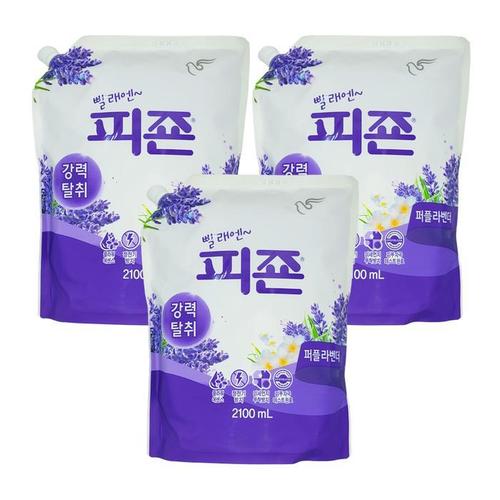 피죤 리필 섬유유연제 퍼플 라벤더 2.1L x 3개(1)
